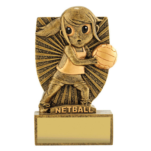 Character Series Netball Girl Trophy 120mm