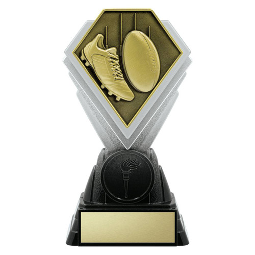 Diamond Series Gold Aussie Rules Trophy 125mm