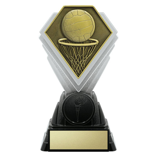 Diamond Series Gold Netball Trophy 125mm