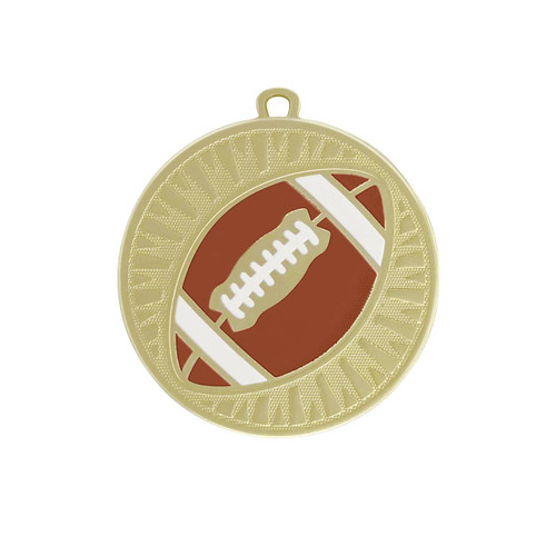 Spark Series Gridiron American Football Medal Shiny Gold