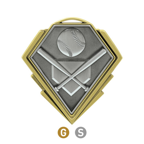 Diamond Baseball Medal