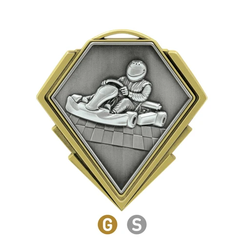 Diamond Go Kart Medal
