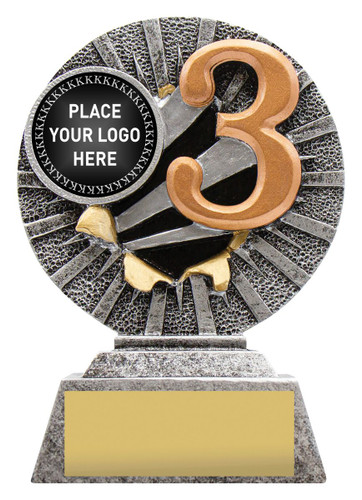 3rd Place Mini Xplode Trophy 100mm