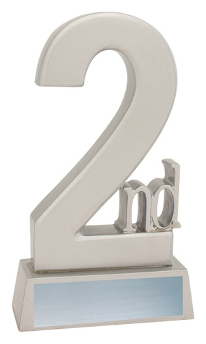 2nd Place Trophy Silver 11002