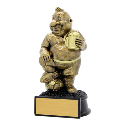Football Soccer Futsal Comic Award Beer Drinking Trophy