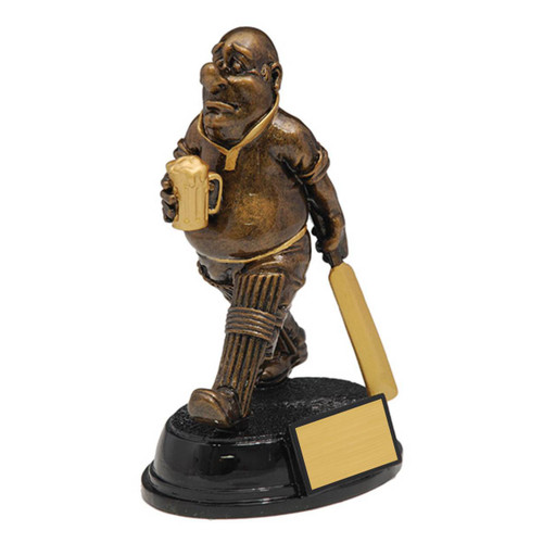 Cricket Comic Award Beer Drinking Trophy