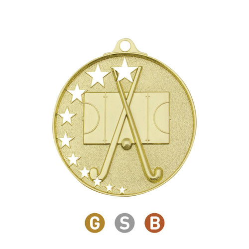 Hollow Star Hockey Medal