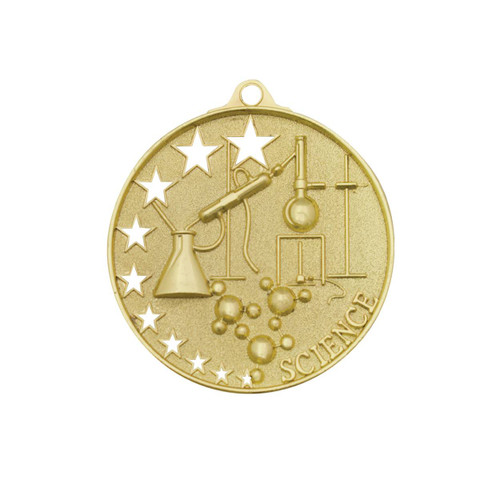 Hollow Star Science Medal Gold