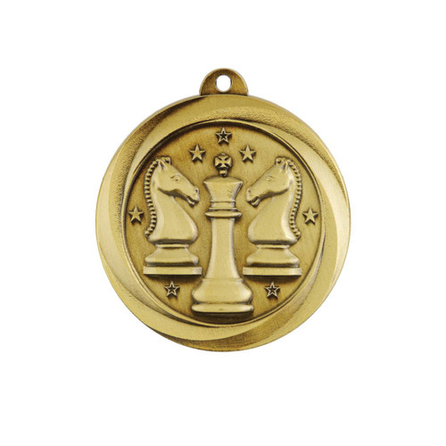 Econo Series Chess Medal Gold