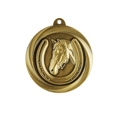 Econo Series Horse Medal Gold
