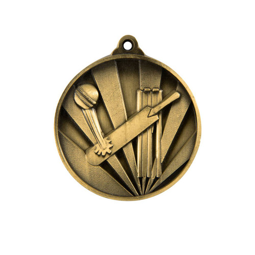 Sunrise Series Cricket Medal Gold