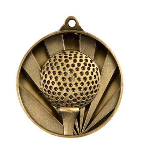 Sunrise Series Golf Medal Gold