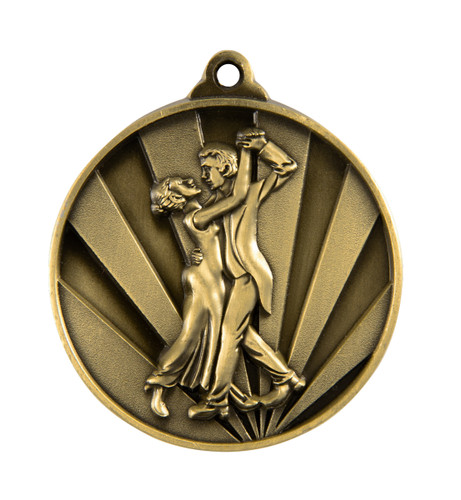 Sunrise Series Dance Medal Gold 1076-19G