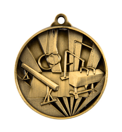 Sunrise Series Gymnastics Medal Gold