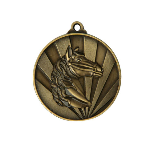 Sunrise Series Horse Medal Gold