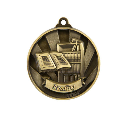 Sunrise Series Reading Medal Gold