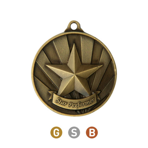 Sunrise Series Star Performer Medal