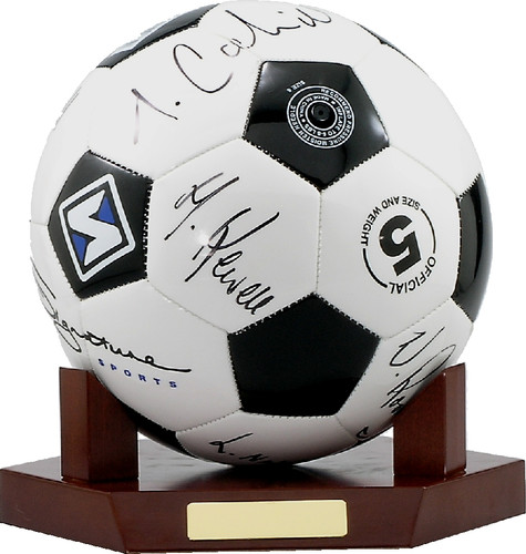 Timber ball stand Soccer