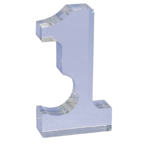 Clear Acrylic Hole in One Trophy