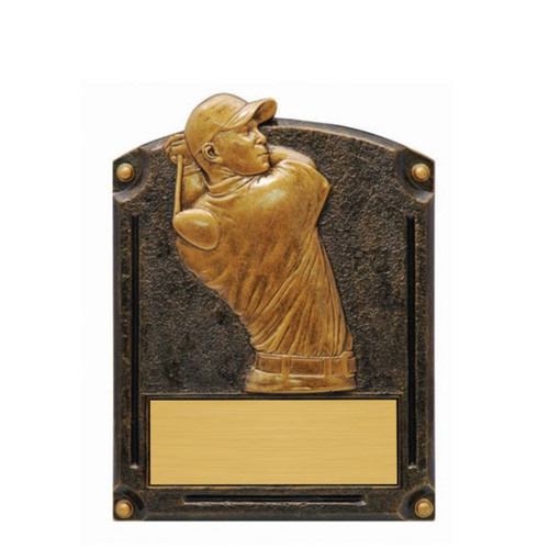Golf Plaque Trophy Small 140mm