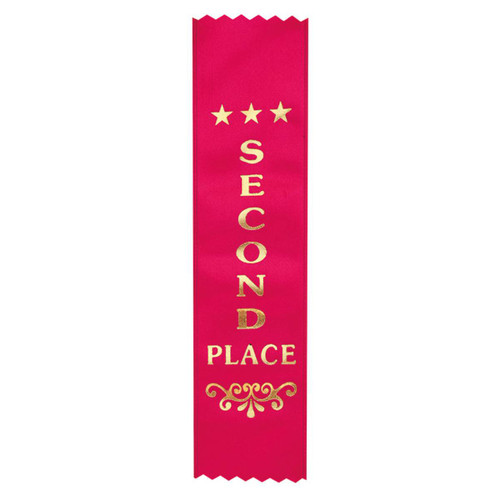 Second Place Ribbon Red