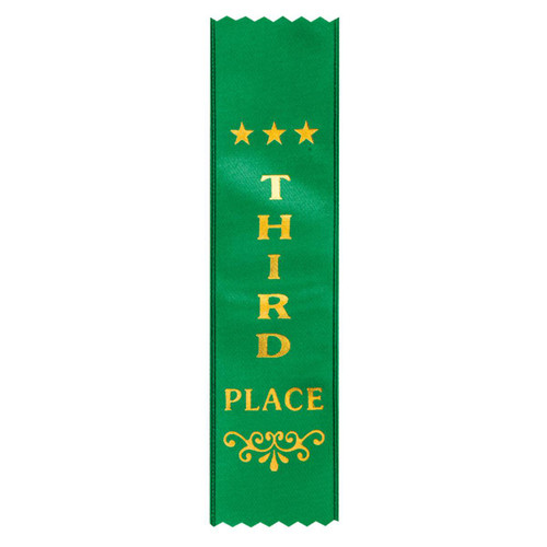 Third Place Ribbon Green