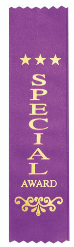 Special Award Ribbon Purple