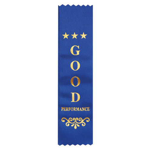 Good Performance Place Ribbon Blue