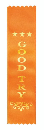 Good Try Place Ribbon Orange