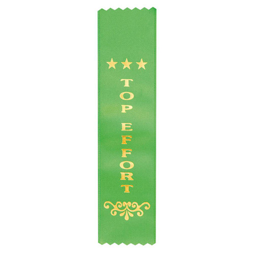 Top Effort Place Ribbon Green