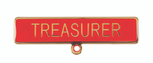 Treasurer Title Bar Red