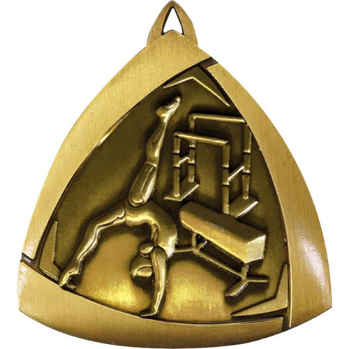 Triangle Series Medal Gymnastics Female Gold