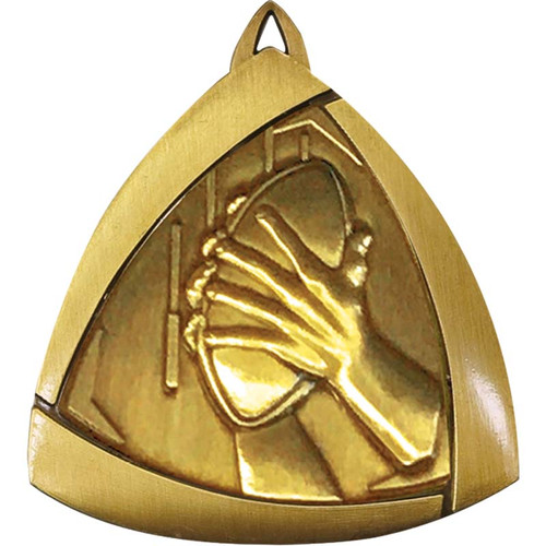 Triangle Series Aussie Rules Medal Gold M1146G