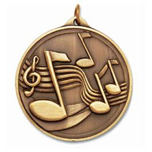 Alpha Series Music Medal Gold