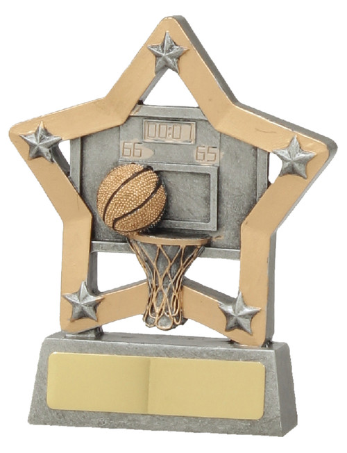Mini Star Series Basketball Trophy 130mm 12934