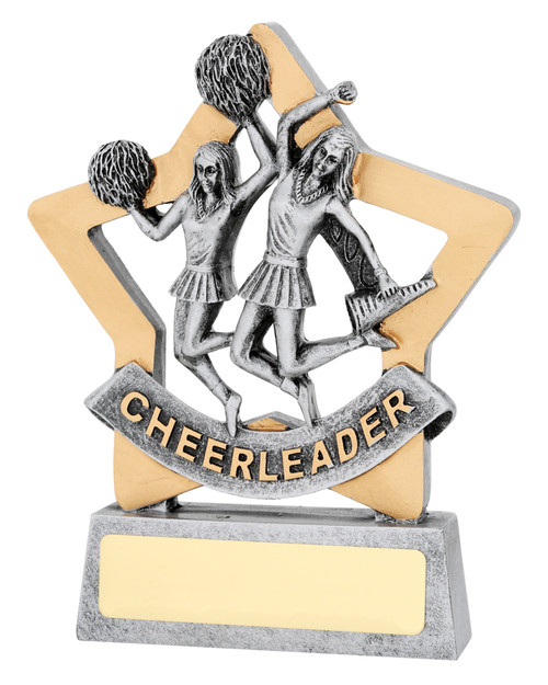 Mini Star Cheerleading Trophy 130mm 12908