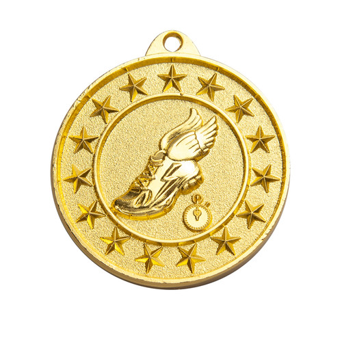 Shooting Star Athletics Medal Gold