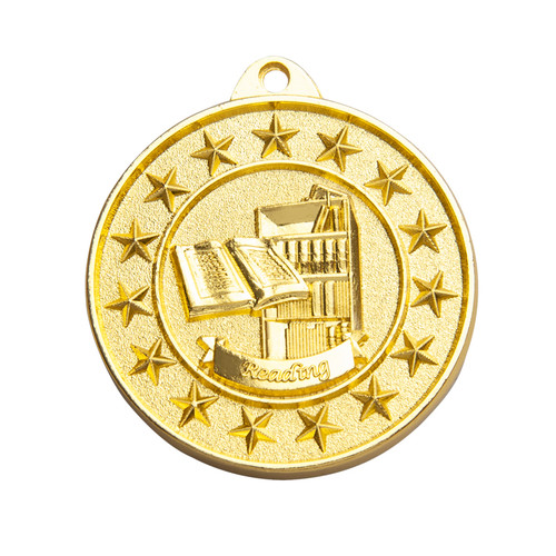 Shooting Star Medal Reading Gold 1074-49G