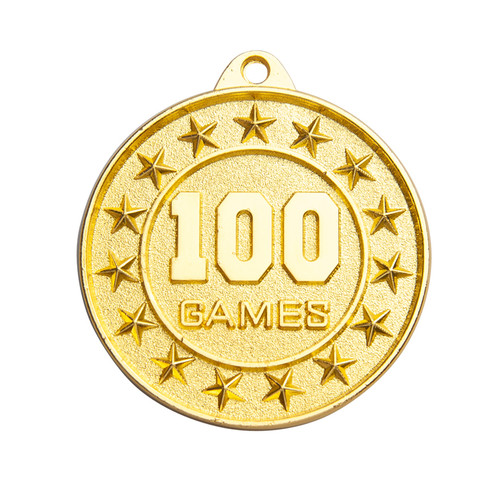 Shooting Star Series 100 Games Medal Gold 1074G-100G