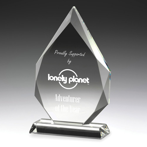 Phoenix Crystal Arrowhead Award CC647 engraved