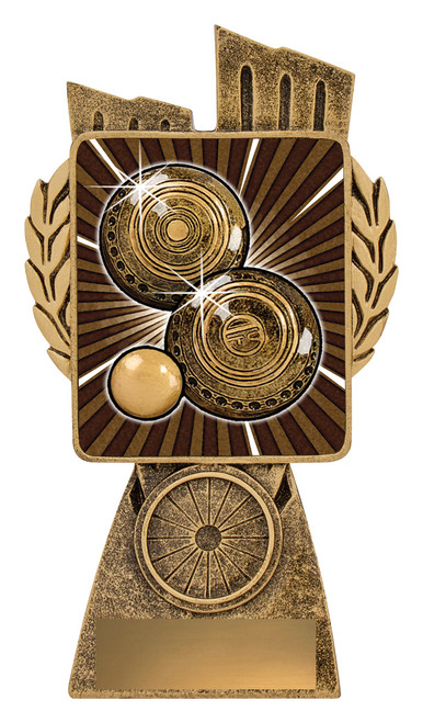 Lynx Series Lawn Bowls Trophy 150mm