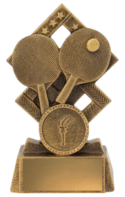 Double Diamond Series Table Tennis Trophy 120mm