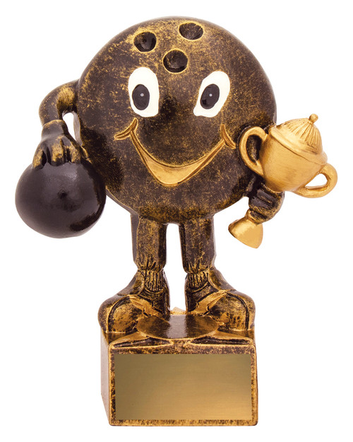 Character Series Ten Pin Bowling Trophy 130mm