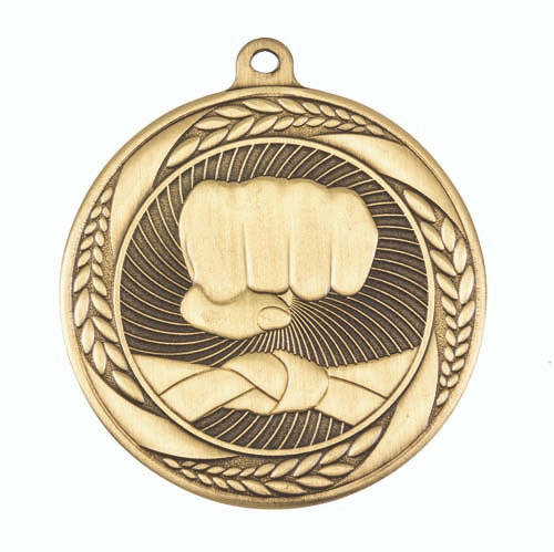 Linz Series Martial Arts Medal Antique Gold