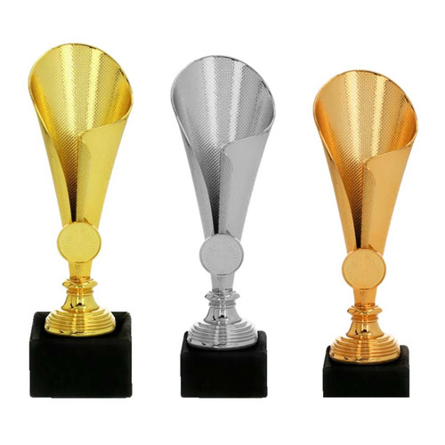 Turin Cups Gold Silver Bronze