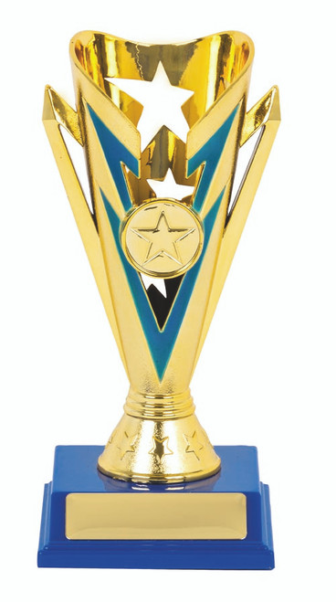 Flash Cup Gold/Blue 180mm