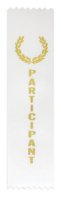 Participant Place Ribbon White