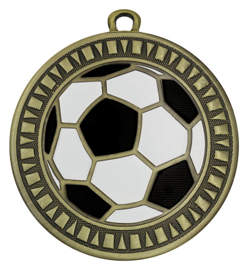 Spark Medal Football Antique Gold