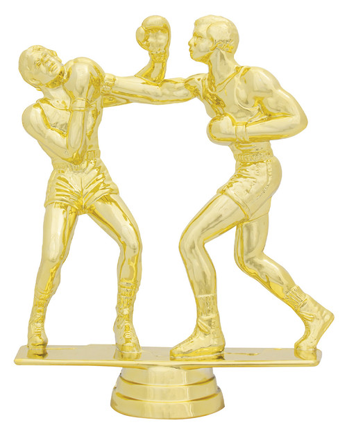 Double Boxing Figure on base Trophy 155mm