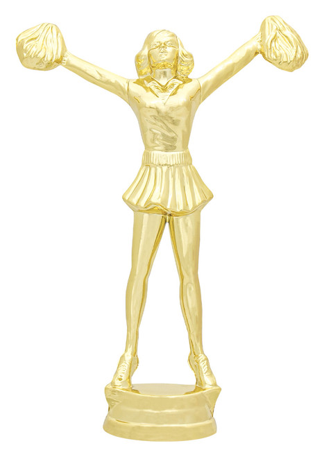 Double Pom Cheer Figure on base Trophy 160mm